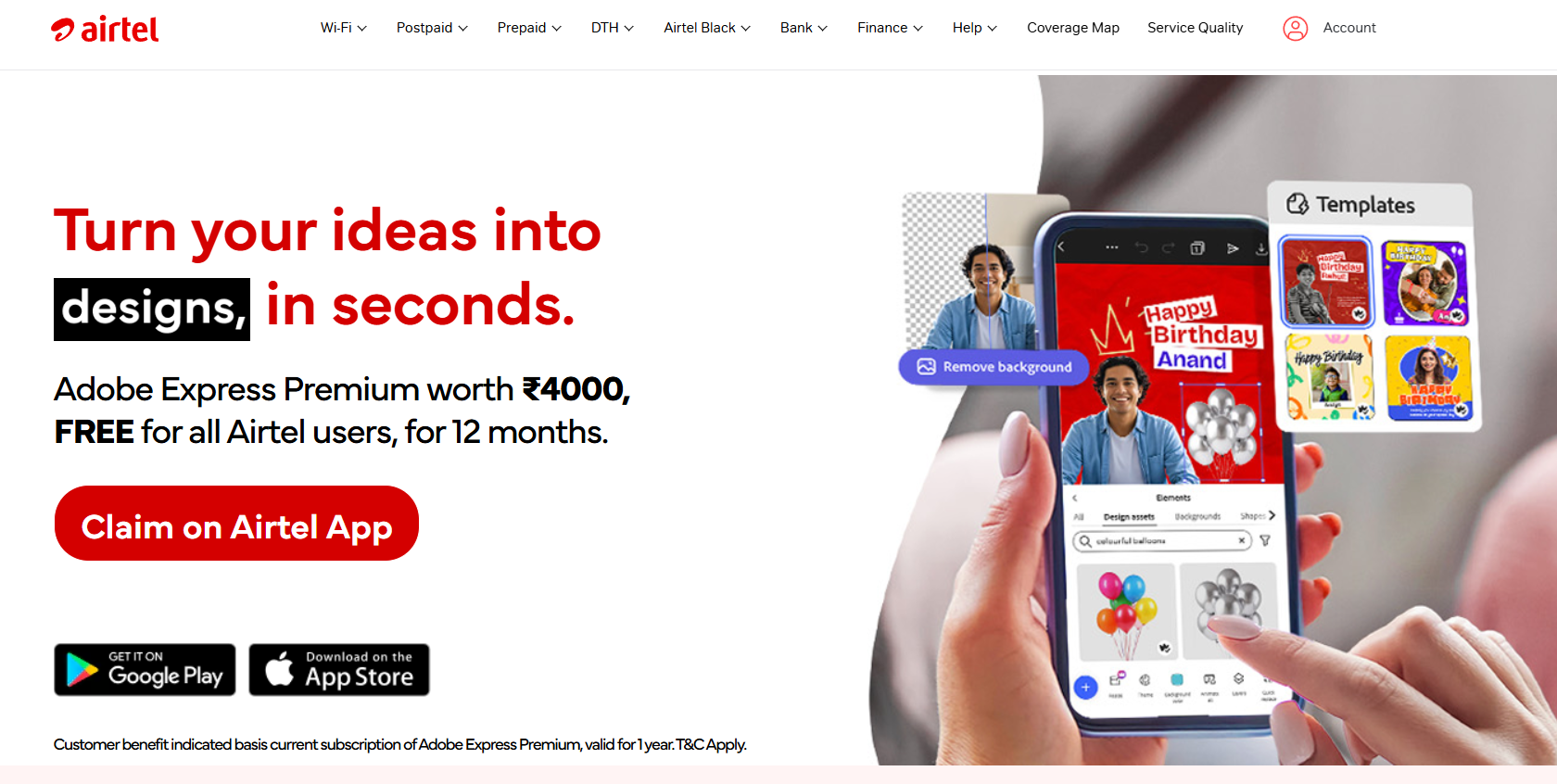 Illustration for 1. Install Airtel Thanks App